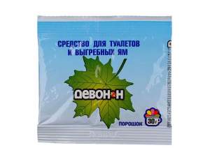 Купить Препарат для биотуалетов Порошок Девон-Н 30гр