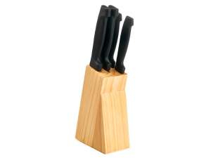 Купить Набор ножей 5 предметов №1 на деревянной подставке