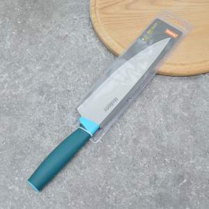 «Нож поварской 20см с рукояткой софт-тач VELUTTO MAL-01VEL» - фото 1