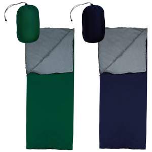 «Мешок-одеяло спальный в чехле СМ001 (зелёный/серый, синий/серый)» - фото 3
