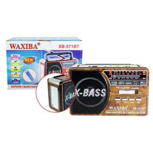 Купить Радио Приемник WAXIBA XB-571BT AM/FM/SW USB/SD, Bluetooth, фонарь, питание: аккум 3.7V тип 18650