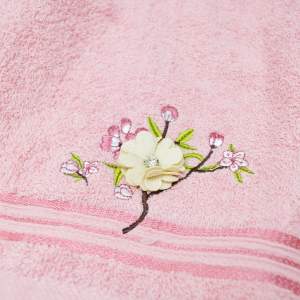 «Набор сувенирных полотенец "Цветы Голд", махровые 2шт в наборе, в ассортименте» - фото 4