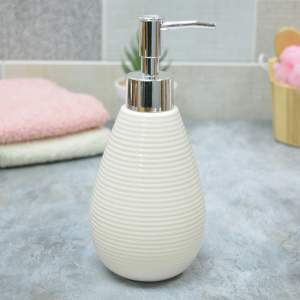 «Набор для ванной комнаты керамический 3 предмета "Сантана" белый» - фото 3