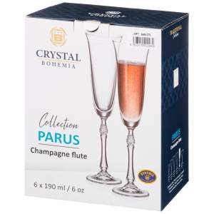 «Набор бокалов для шампанского 6шт 190мл "Parus"» - фото 2