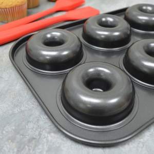 «Набор для выпечки кексов 3 предмета: форма, силиконовая кисточка, силиконовая лопатка NNOSO-22» - фото 2