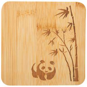 «Подставка под горячее 3шт 10*10*0,8см "Foresta di bambu" бамбук» - фото 2